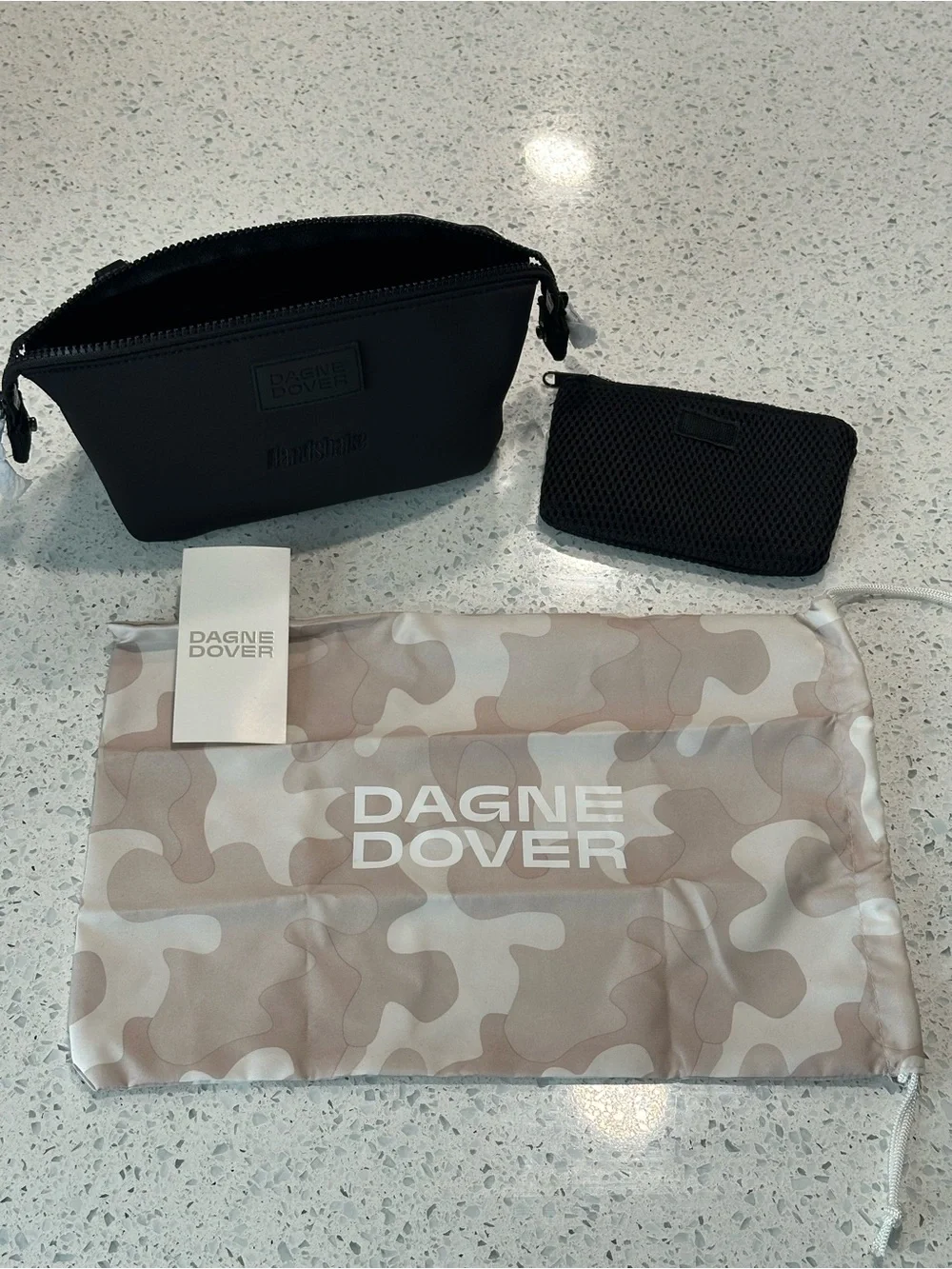Dagne Dover Hunter Toiletry Bag Large in Black